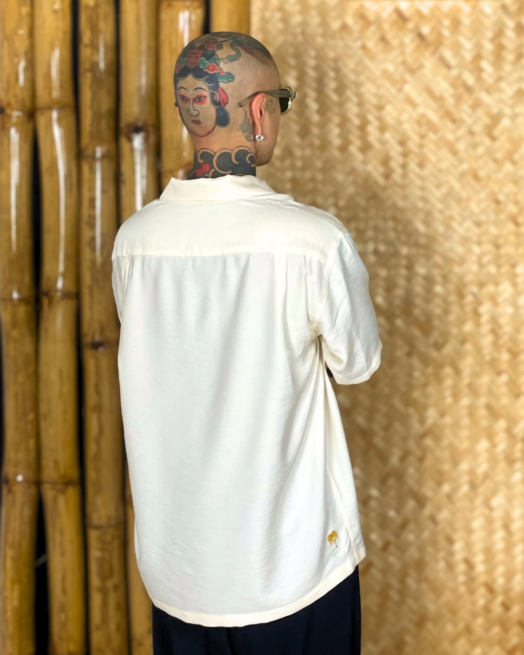 Tropical Hawaiian Shirt white