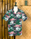 Wailani Hawaiian Shirt green