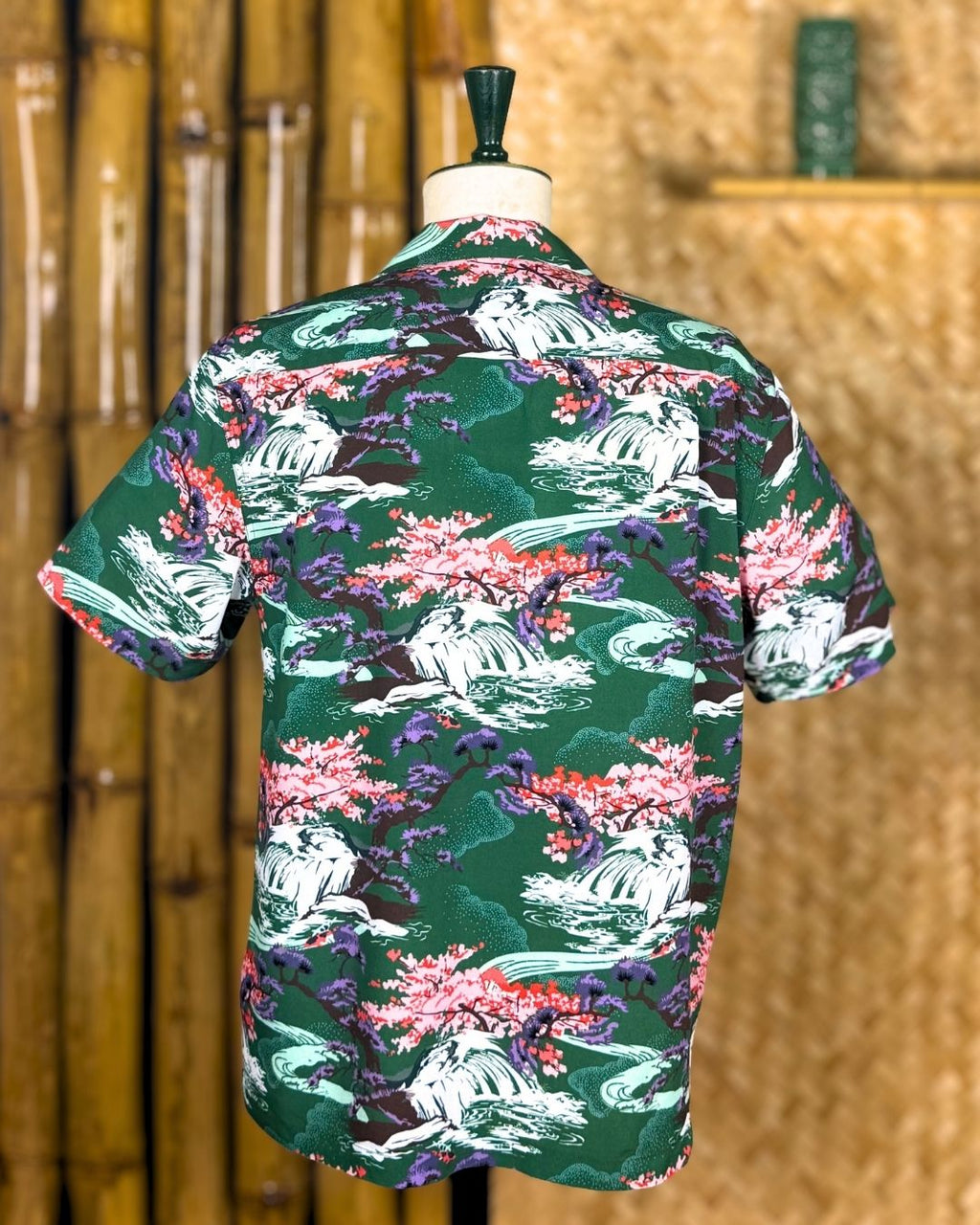Wailani Hawaiian Shirt green