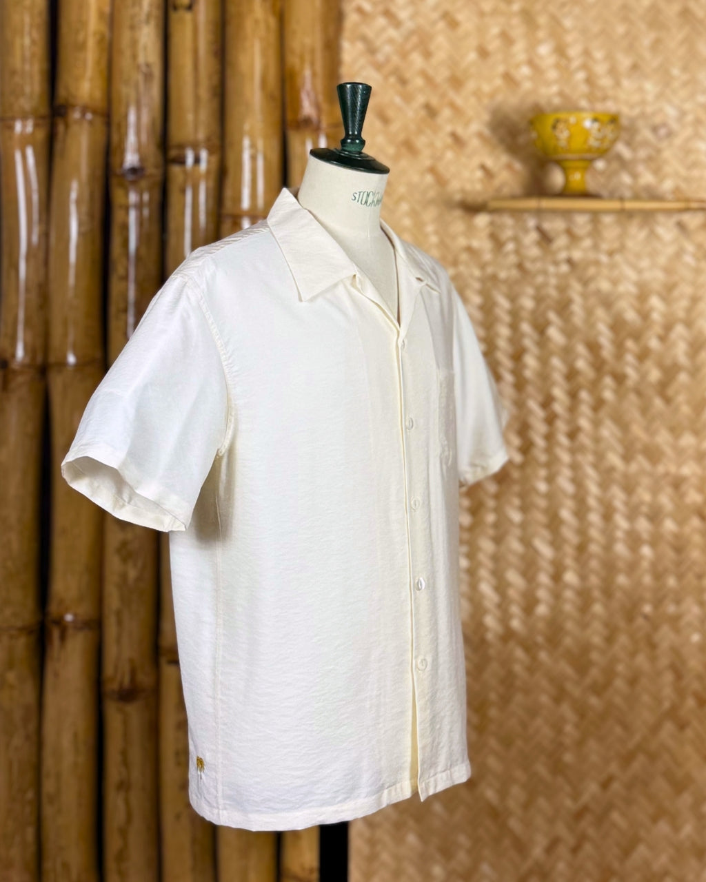 Tropical Hawaiian Shirt white