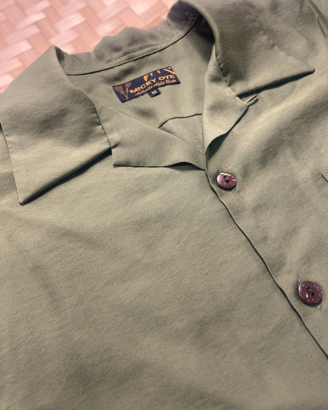 Tropical Hawaiian Shirt khaki