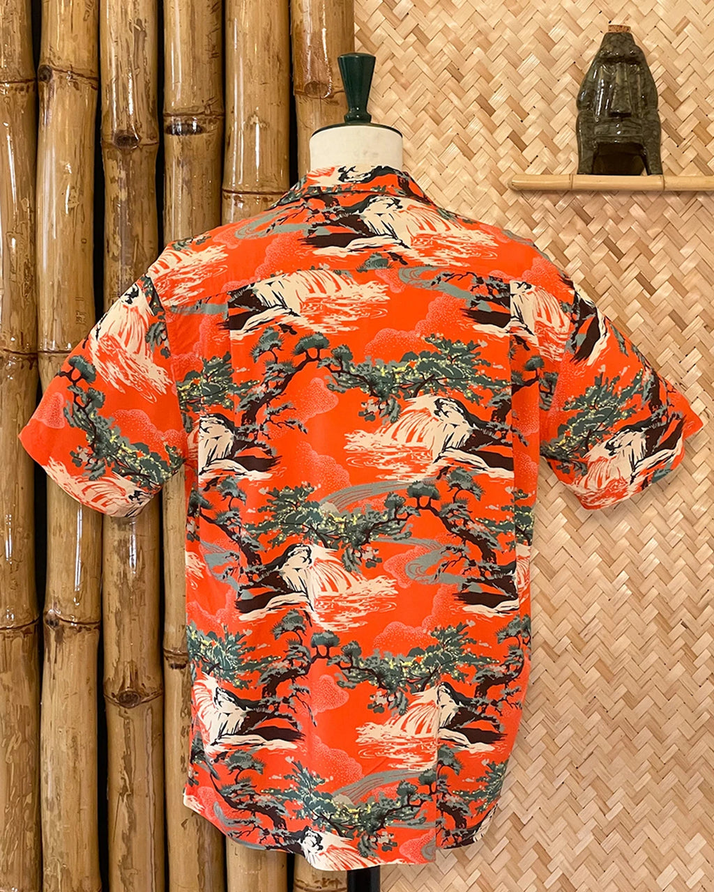 Wailani Hawaiian Shirt orange